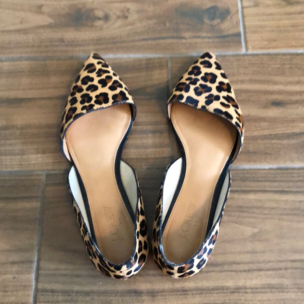 J.Crew Leopard Flats